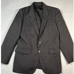 Lafayette House of FashionsBlazer Medium Charcoal Pinstripe Double Button Coat